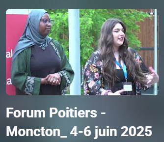 Capsules vidéos Forum Poitiers-Moncton
