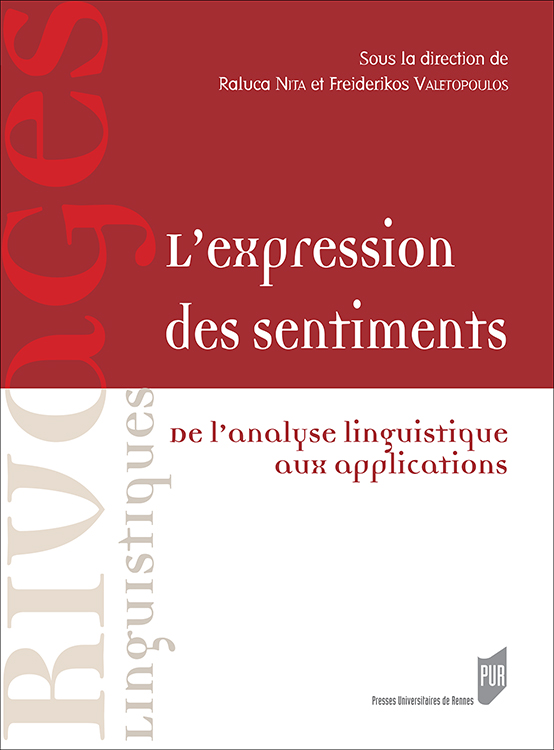 L’expression des sentiments - De l’analyse linguistique aux applications