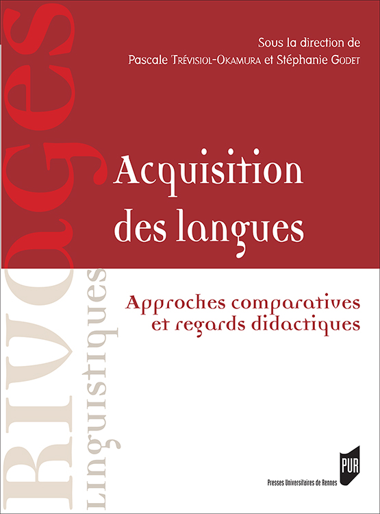 Acquisition des langues - Approches comparatives et regards didactiques
