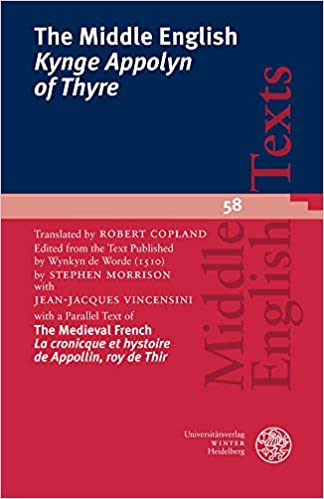 The Middle English Kynge Appolyn of Thyre
