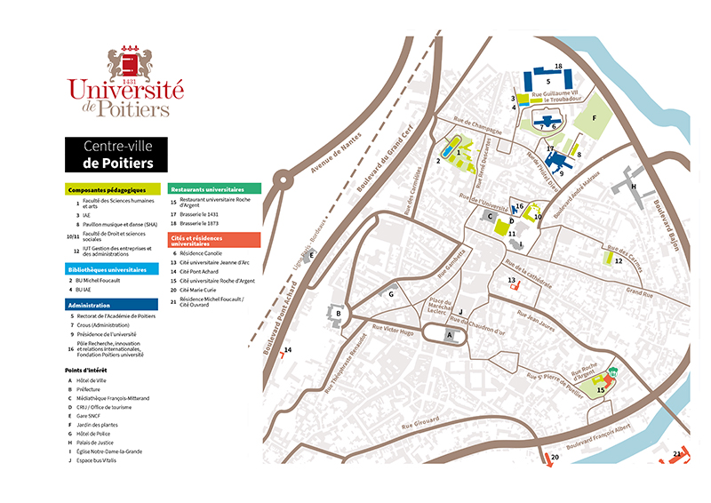 Plans D Acces Universite De Poitiers Plans D Acces Universite De Poitiers