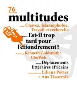 Conférence : Dire les migrations en littérature : politiques de la fiction