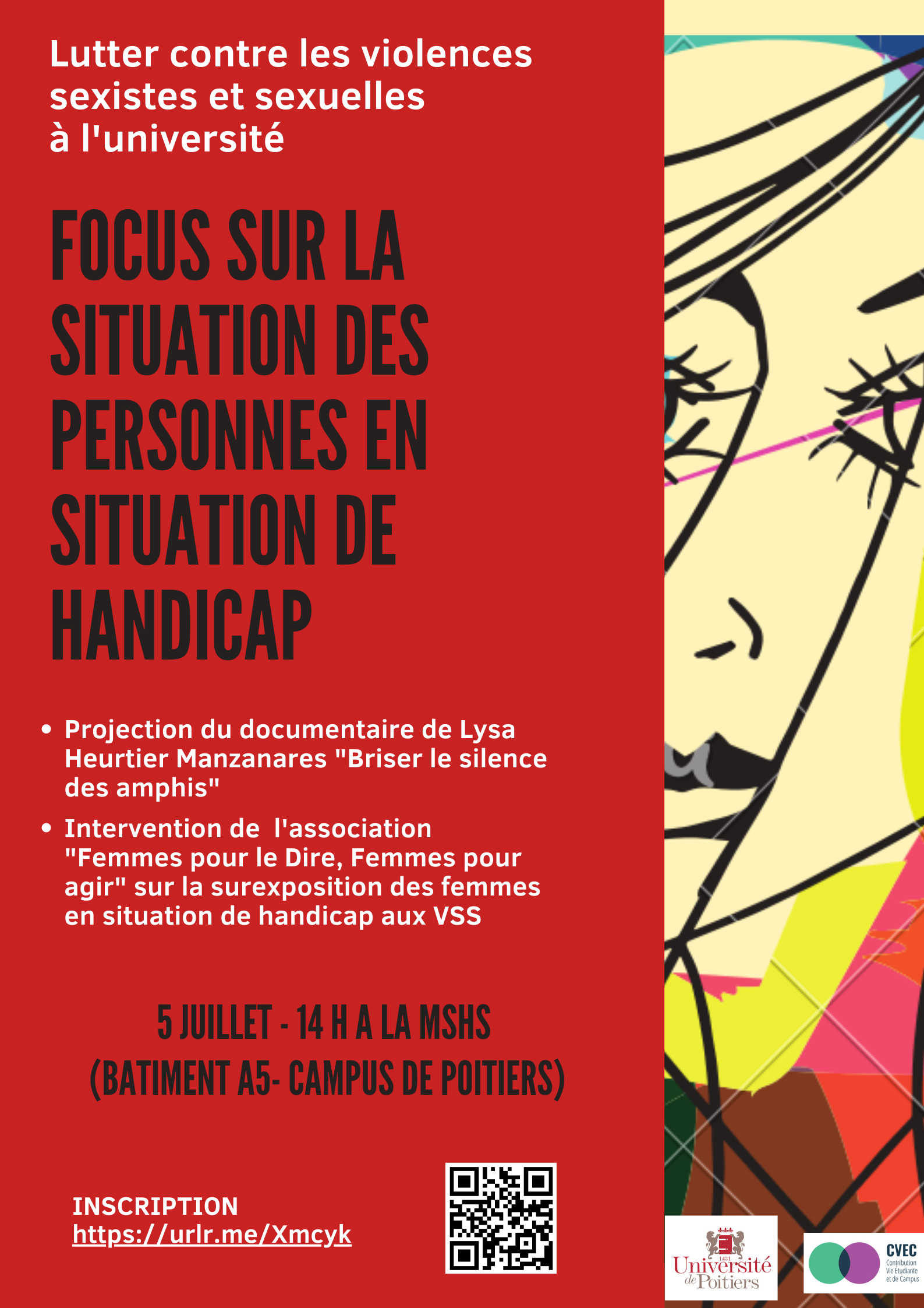 AfficheFemmes en situation de handicap et violences sexistes et sexuelles