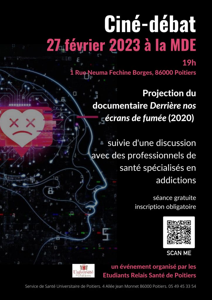 Ciné-débat "Derrière nos écrans de fumée"
