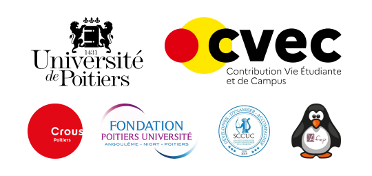 Université de Poitiers, CVEC, Crous de Poitiers, Fondation Poitiers université, SCCUC et AFEP
