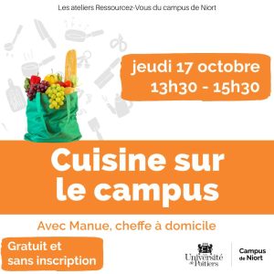 atelier cuisine sur le campus niort