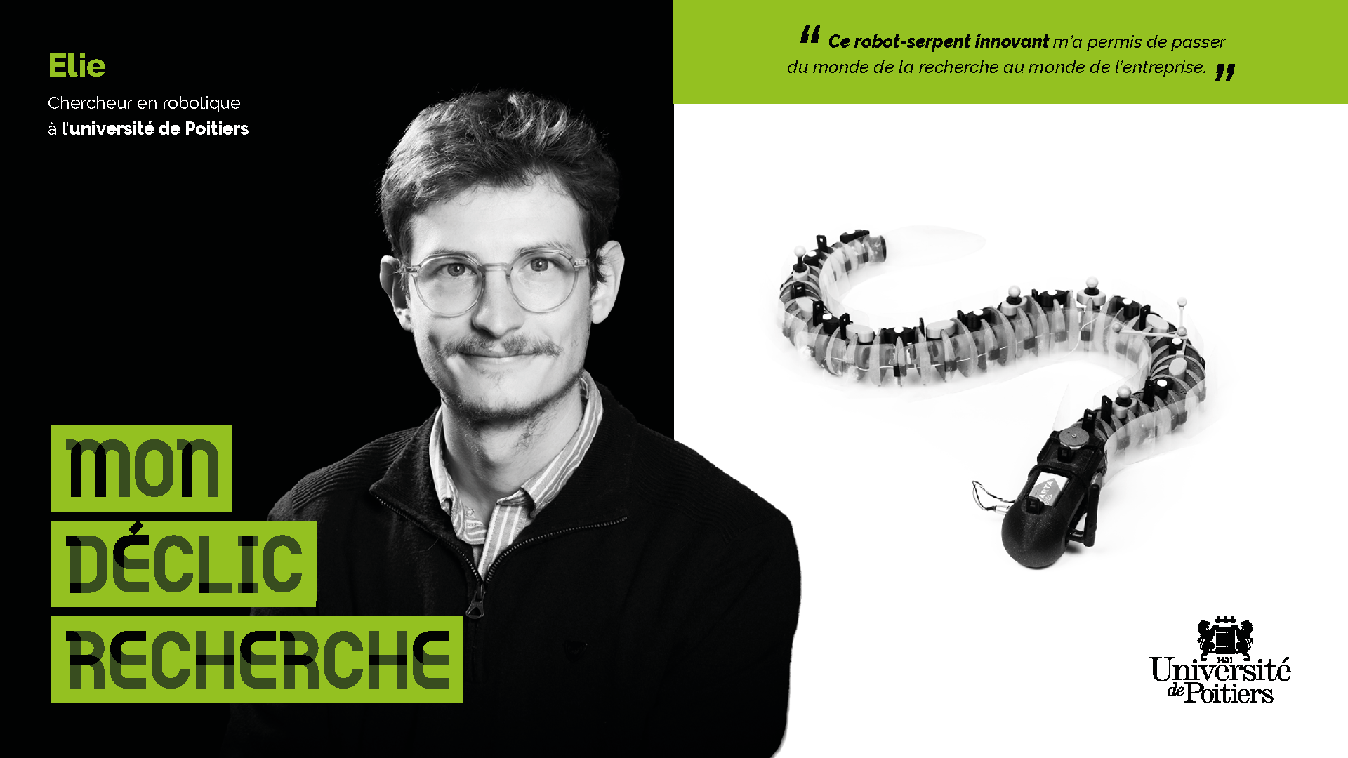 Photo portrait de Elie Gautreau, chercheur en robotique