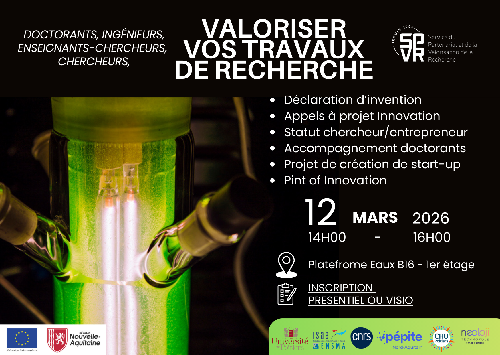 session d'information sur la valorisation des travaux de recherche